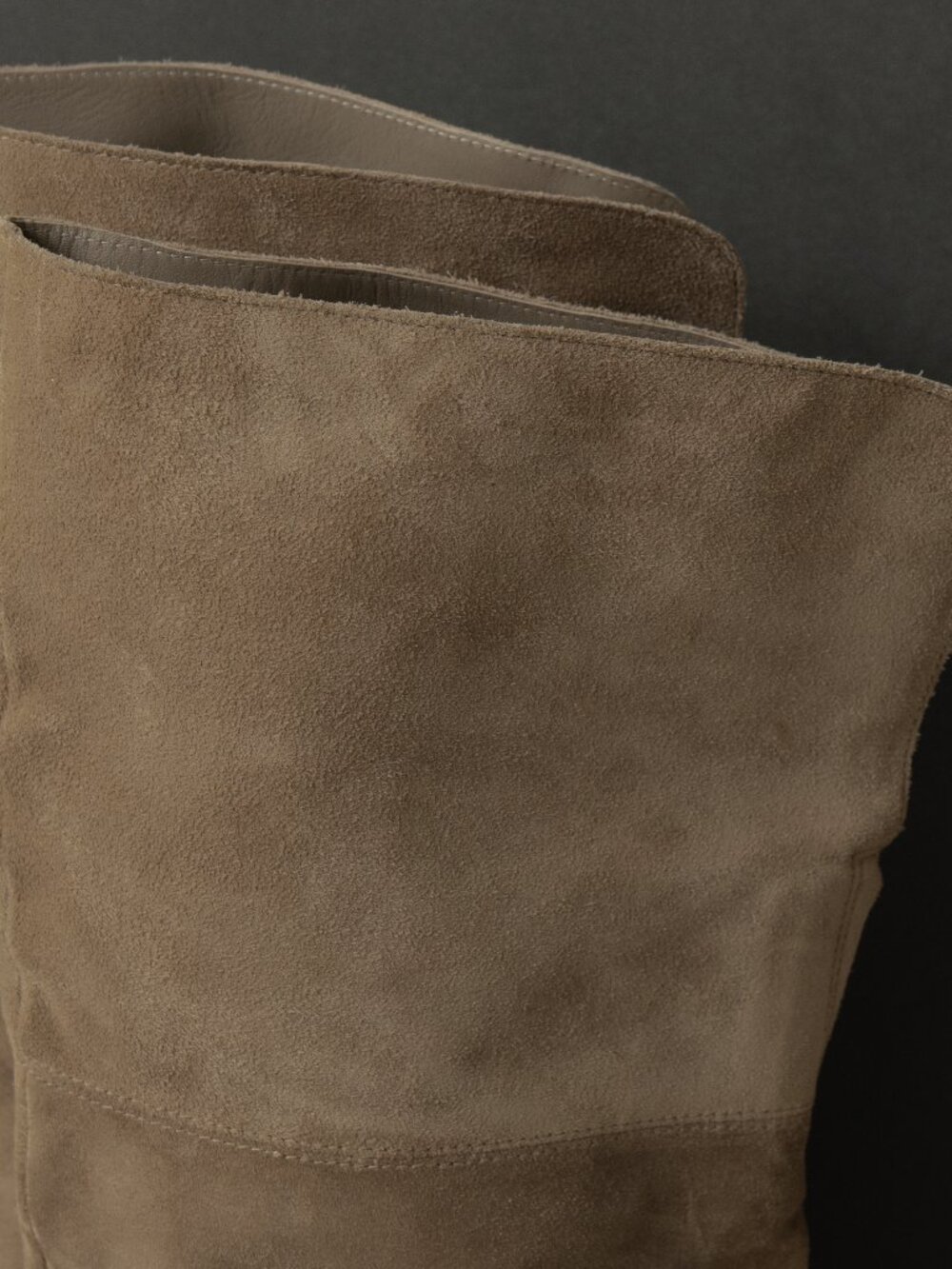 Via Spiga Slouchy Boots Womens Halloween Pirate Brown Suede Leather Castle Core - Picture 15 of 16